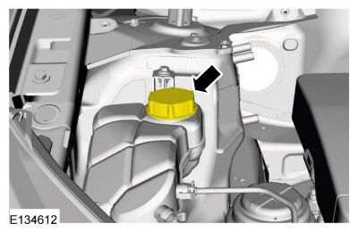 Ford Fusion. Charge Air Cooler Coolant Temperature (CACCT) Sensor. Removal and Installation