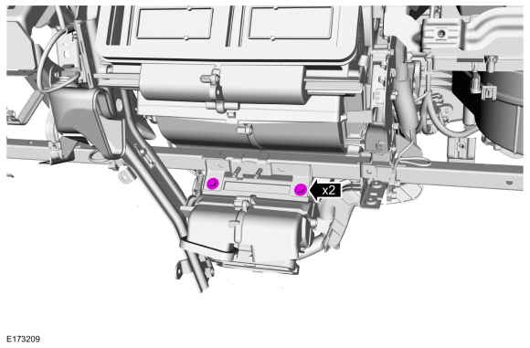 Ford Fusion. Climate Control Housing - Vehicles With: Dual Automatic Temperature Control (DATC). Removal and Installation