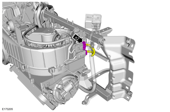 Ford Fusion. Climate Control Housing - Vehicles With: Electronic Manual Temperature Control (EMTC). Removal and Installation