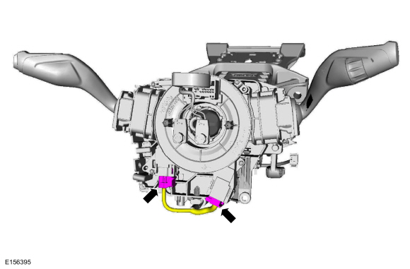 Ford Fusion. Clockspring. Removal and Installation