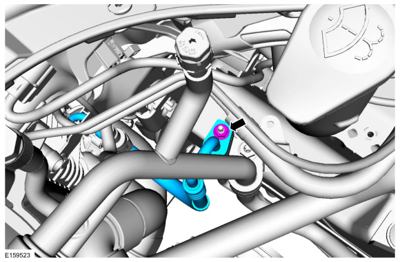 Ford Fusion. Condenser Outlet Line - 1.5L EcoBoost (118kW/160PS) – I4. Removal and Installation