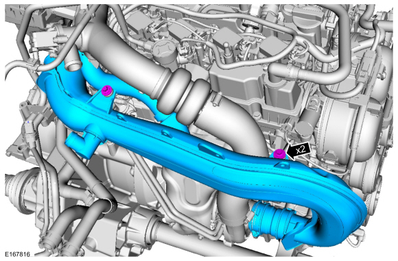 Ford Fusion. Coolant Pump. Removal and Installation