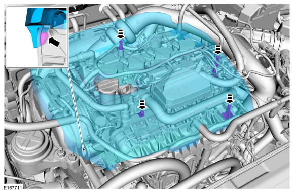 Ford Fusion. Coolant Pump. Removal and Installation