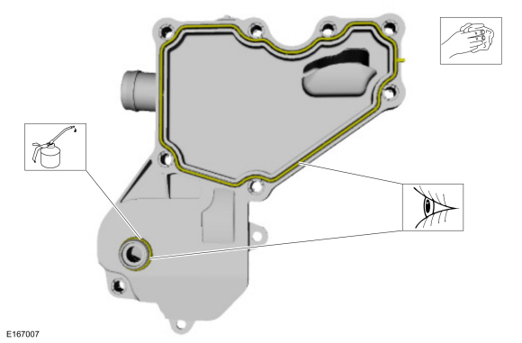 Ford Fusion. Crankcase Vent Oil Separator. Removal and Installation