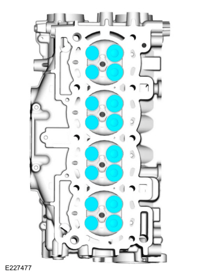 Ford Fusion. Cylinder Head. Disassembly and Assembly of Subassemblies