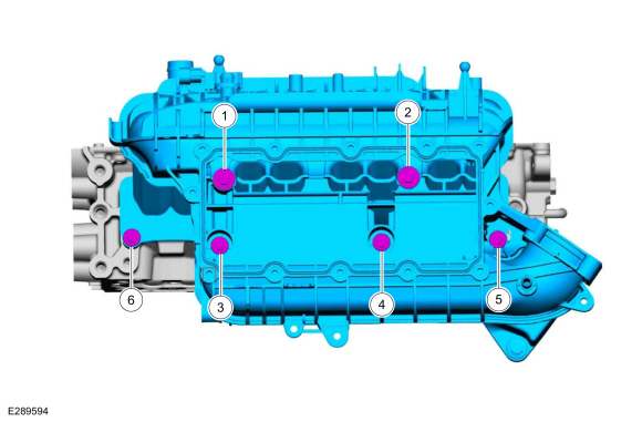 Ford Fusion. Cylinder Head. Disassembly and Assembly of Subassemblies