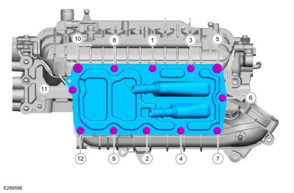 Ford Fusion. Cylinder Head. Disassembly and Assembly of Subassemblies