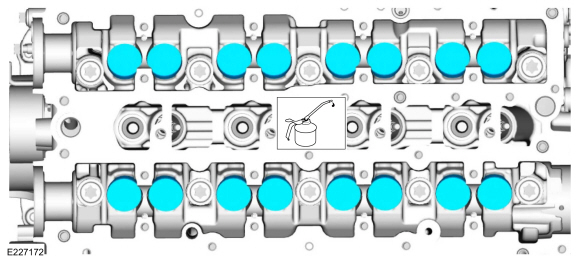 Ford Fusion. Cylinder Head. Disassembly and Assembly of Subassemblies