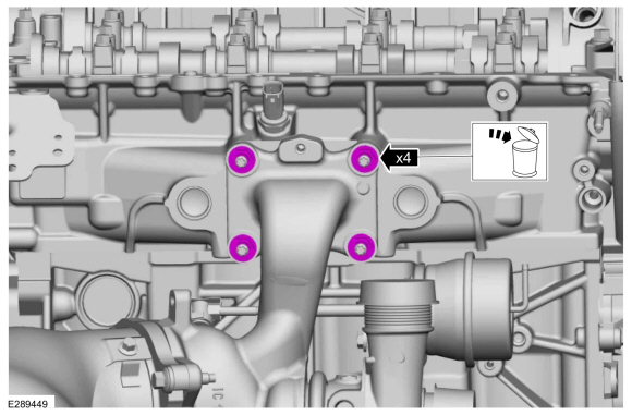 Ford Fusion. Cylinder Head. Removal and Installation