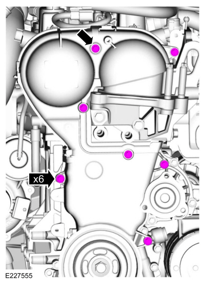 Ford Fusion. Cylinder Head. Removal and Installation