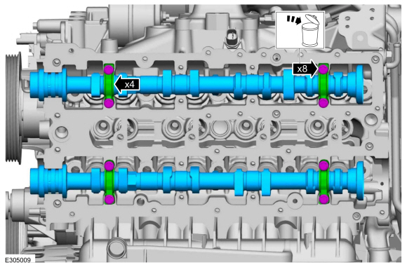 Ford Fusion. Cylinder Head. Removal and Installation