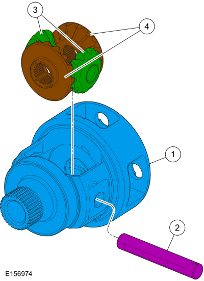 Ford Fusion. Differential. Description and Operation
