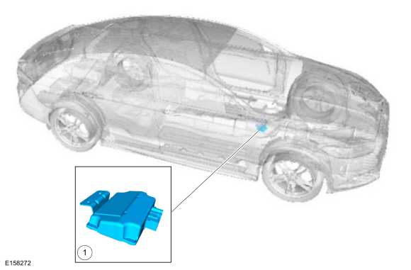 Ford Fusion. Direct Current/Direct Current (DC/DC) Converter Control Module - Component Location. Description and Operation