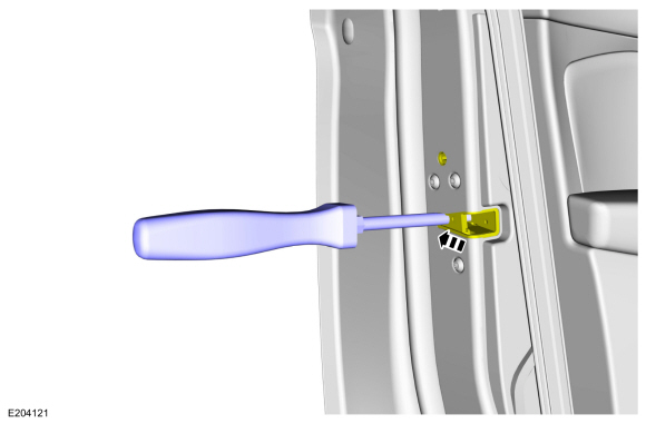 Ford Fusion. Door Latch Lubrication. General Procedures