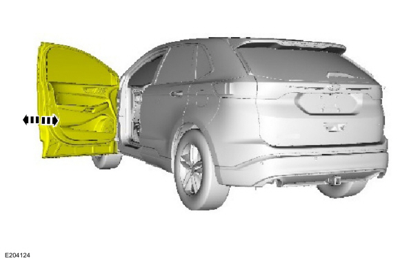 Ford Fusion. Door Latch Lubrication. General Procedures