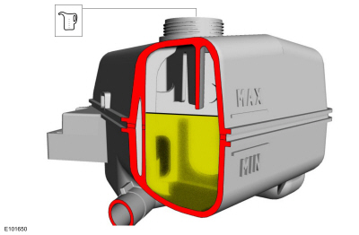 Ford Fusion. Engine Coolant Temperature (ECT) Sensor. Removal and Installation