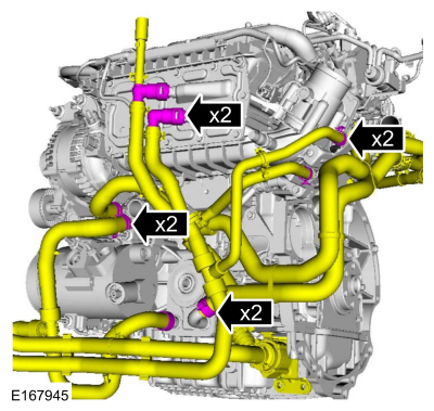 Ford Fusion. Engine. Disassembly