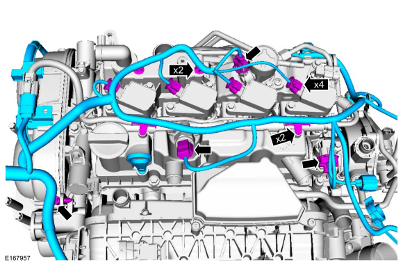 Ford Fusion. Engine. Disassembly