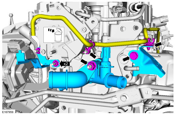 Ford Fusion. Engine. Disassembly