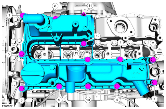 Ford Fusion. Engine. Disassembly