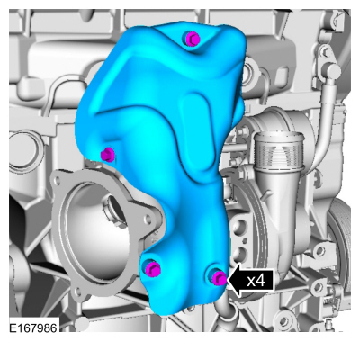 Ford Fusion. Engine. Disassembly