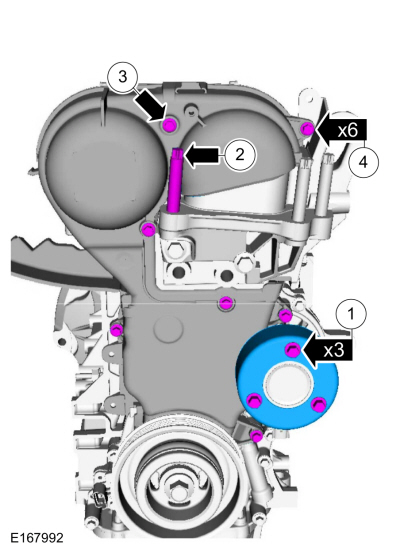 Ford Fusion. Engine. Disassembly