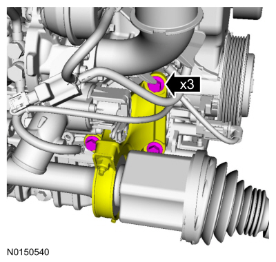 Ford Fusion. Engine. Installation