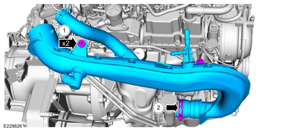 Ford Fusion. Engine. Installation