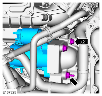 Ford Fusion. Engine. Installation