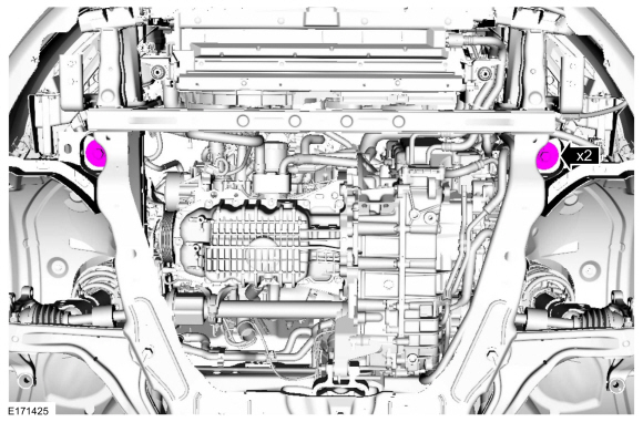 Ford Fusion. Engine. Installation