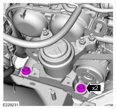 Ford Fusion. Engine. Installation