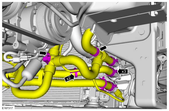 Ford Fusion. Engine. Installation