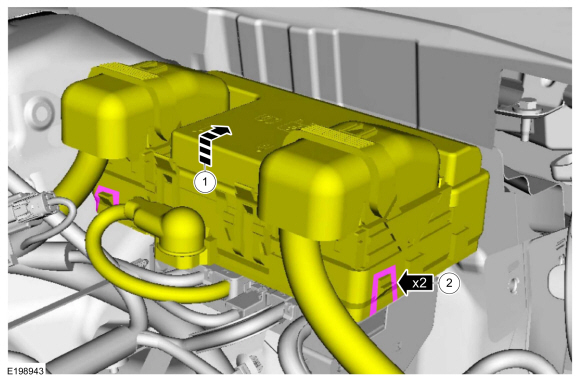 Ford Fusion. Engine. Installation