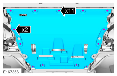 Ford Fusion. Engine Mount. Removal and Installation