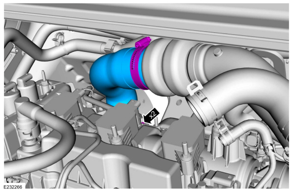 Ford Fusion. Evaporator Inlet and Outlet Manifold - 2.7L EcoBoost (238kW/324PS). Removal and Installation