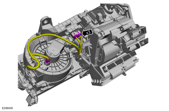 Ford Fusion. Evaporator. Removal and Installation