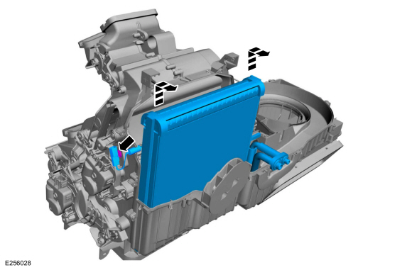 Ford Fusion. Evaporator. Removal and Installation