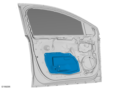 Ford Fusion. Exterior Front Door Handle. Removal and Installation