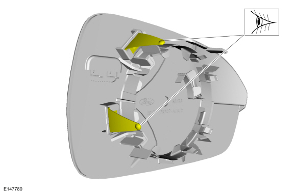 Ford Fusion. Exterior Mirror. Removal and Installation