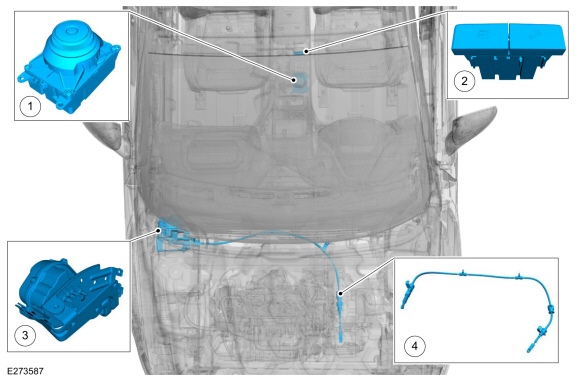 Ford Fusion. External Controls - Component Location. Description and Operation