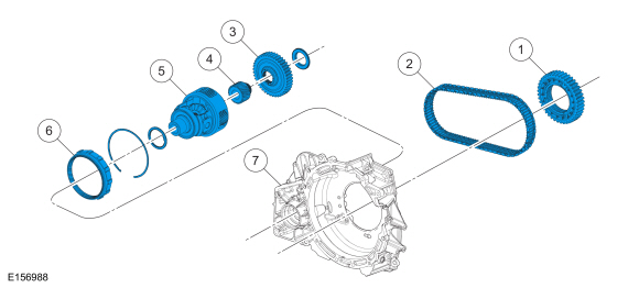 Ford Fusion. Final Drive. Description and Operation