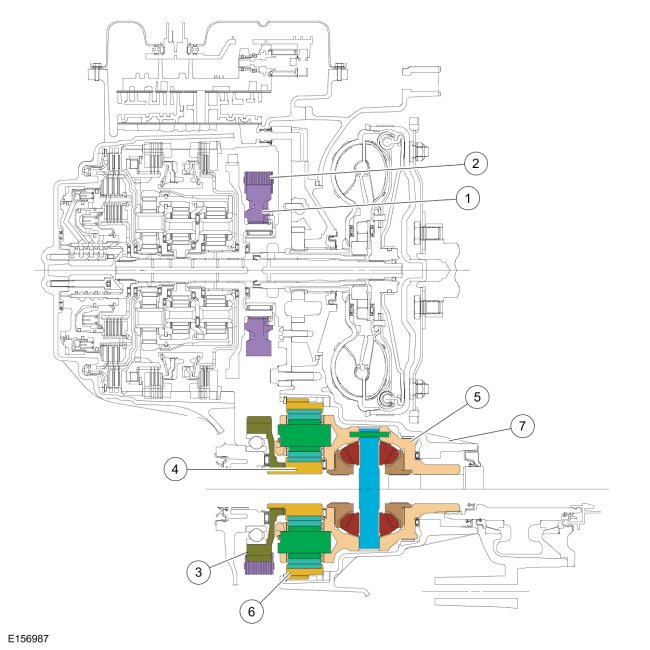 Ford Fusion. Final Drive. Description and Operation