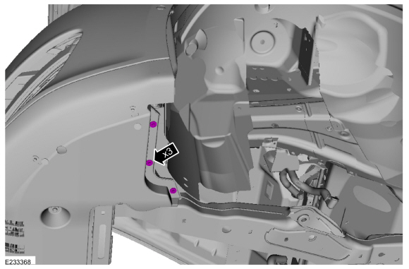 Ford Fusion. Front Active Park Assist Sensors. Removal and Installation