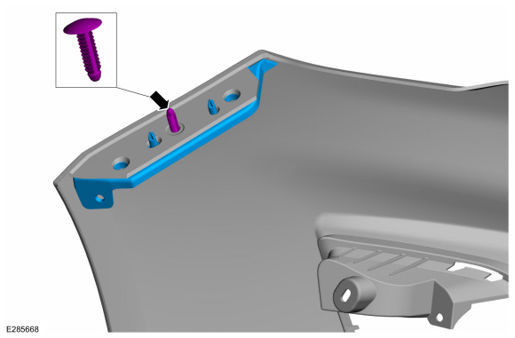 Ford Fusion. Front Bumper Cover. Disassembly and Assembly