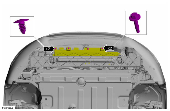 Ford Fusion. Front Bumper Cover. Removal and Installation