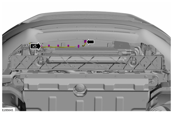 Ford Fusion. Front Bumper Cover. Removal and Installation