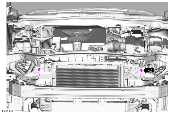 Ford Fusion. Front Bumper. Removal and Installation