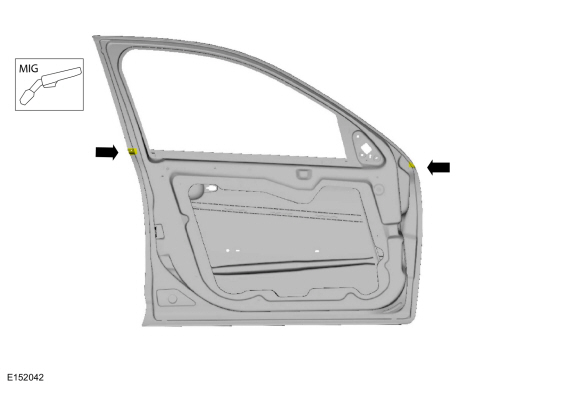 Ford Fusion. Front Door Skin Panel. Removal and Installation