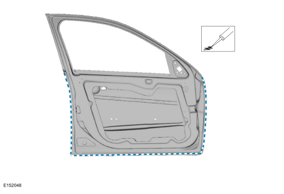 Ford Fusion. Front Door Skin Panel. Removal and Installation