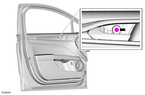 Ford Fusion. Front Door Trim Panel. Removal and Installation